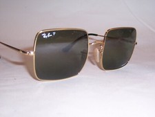New RAY BAN Sunglasses RB 1971 001/G4 GOLD/GREEN POLARIZD 54mm AUTHENTIC