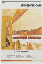 Stevie Wonder Innervisions Leinwand Print Poster Wall Art Print, Home Decor