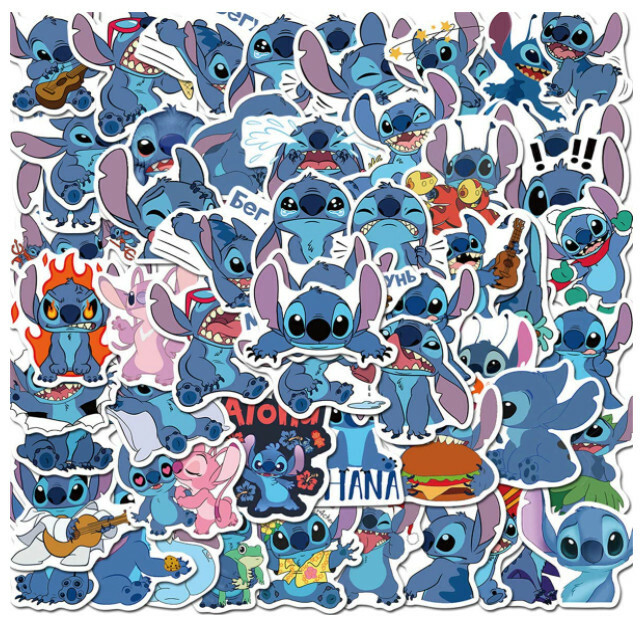 S Skateboard Vinyl Laptop Luggage Decal Sticker Bomb 50 Pcs