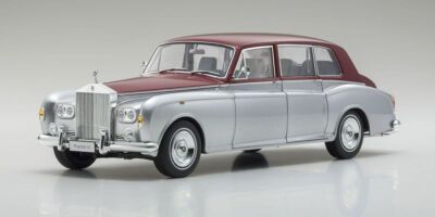 1/18 Rolls Royce Phantom VI EWB 1968 Silver Red Diecast