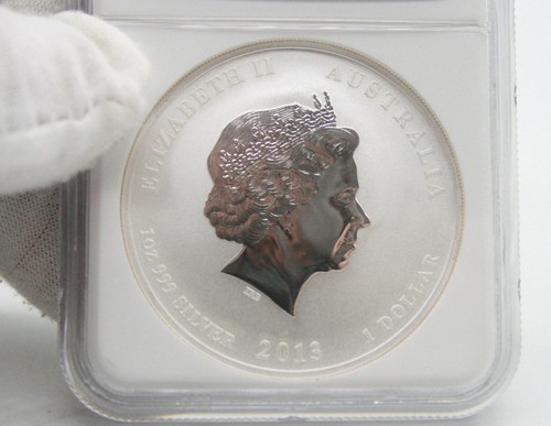 2013P Australia S$1 Lunar Year Of The Snake NGC MS70 Early Releases #293 - Picture 11 of 12