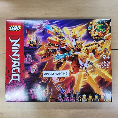 Lego 71774 Ninjago Lloyd's Golden Ultra Dragon 989pcs SEALED