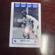 MATTY ALOU 1992 THE WIZ YANKEES Stars Of The 70'S   NEW YORK YANKEES
