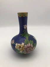 Chinese Cloisonné vase 16 cm high