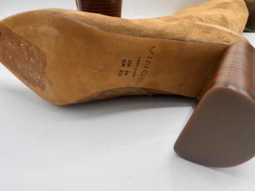 Vince Pilar spitz zulaufende Damenstiefel seitlicher Reißverschluss Leder Größe 8 neu ohne Karton - Bild 5 von 9