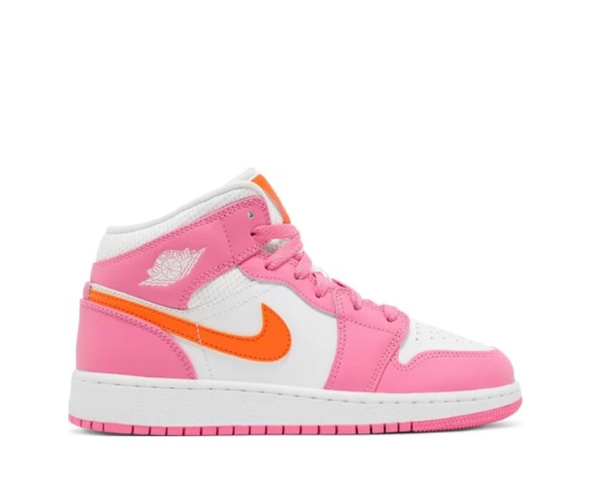 Nike Air Jordan 1 Mid Pinksicle ナイキ エアジョーダン1 NIKE公式】エア ジョーダン 1 MID SE ジュニアシューズ