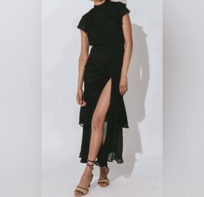 Cecilia Ankle Dress Black | Cleobella XS