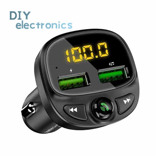 Wireless Bluetooth 5.0 FM Transmitter QC3.0 Hands-free Radio AUX Adapter Car US - Zdjęcie 12 z 15