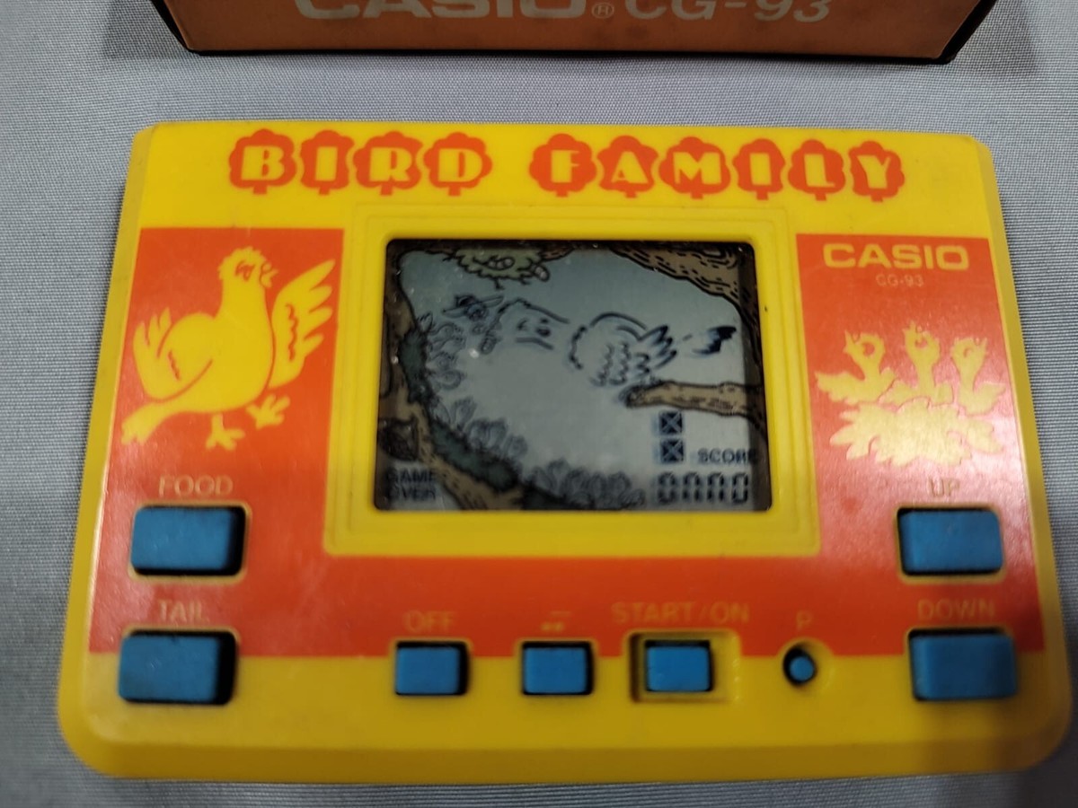 VERY RARE Vintage Casio Bird Family CG-93 Handheld Game with