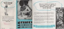 Dayton Water Systems And Softeners Brochure, 1950's