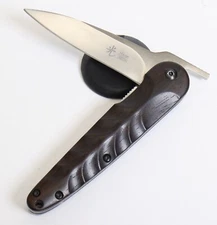 Hikari Japan Higo Flipper Liner Lock AUS8 SS Cocobolo Wood Handle Pocket Knife