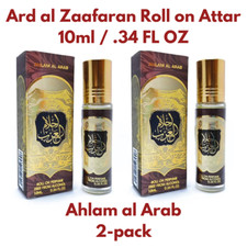 Ard Al Zaafaran Concentrated Perfume Roll On Oil 10mL UAE - Ahlam al Arab 2pk