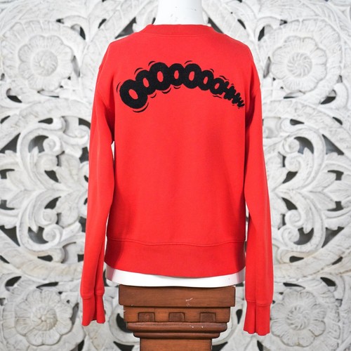 Forever 21 x Disney Pixar Toy Story Alien Sweatshirt Women’s S Red Felt Print - Picture 9 of 11