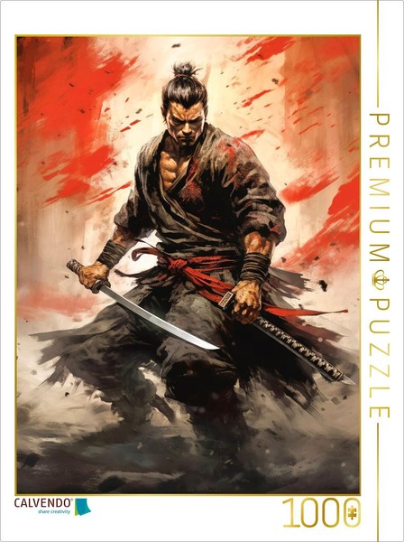 Calvendo Puzzle The Samurai - Heroic And Steadfast | 1000 Pieces, Finished Size-image