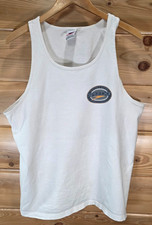 Vintage Speedo Tank Top Shirt Men Large 90s Stain Beach Surf