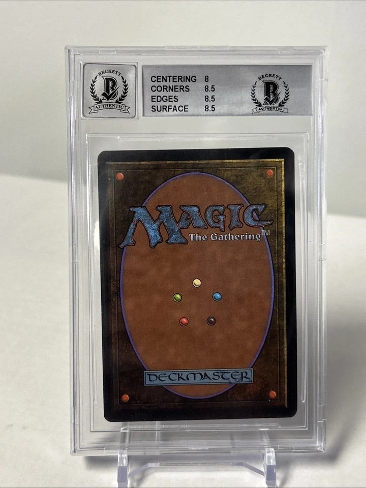 Graded Signed Dark Ritual Beckett 8.5  MINT Beta Artist Sandra Everingham MTG - Image 2 of 2