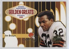 2005 Topps Golden Greats Jim Brown #GA7 HOF 0nr3
