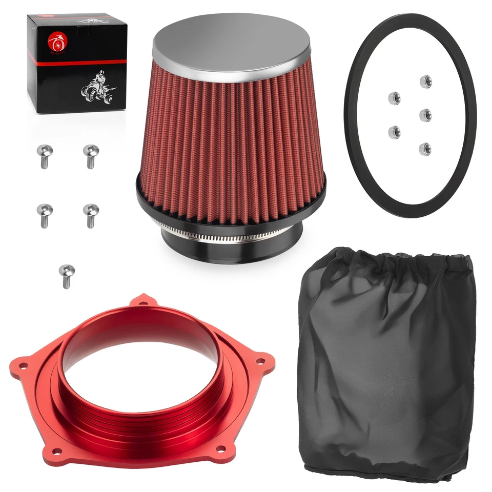 Air Filter w/Guide Holder Kit For Yamaha YFZ450 YFZ450R YFZ450RSE YFZ450X 04-24 - Image 3 of 4