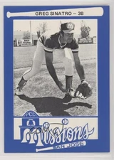 1977 Mr Chef's Fish & Chix San Jose Missions Greg Sinatro #8