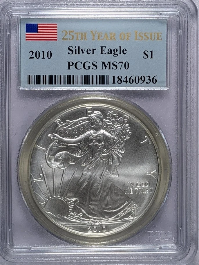 まーちゃん PCGS PR/MS70☆2010 アメリカ シルバーイーグル まーちゃん PCGS PR/MS70☆2010 アメリカ シルバーイーグル まーちゃん