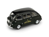 1:43 Brumm Fiat 600D Multipla Vigili Urbani Torino 1960 Blue R649 Modellbau