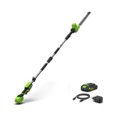 24V Stab-Heckenschere 51cm Gen. II  Greenworks PH24B211-01 PowerAll + 2Ah Akku