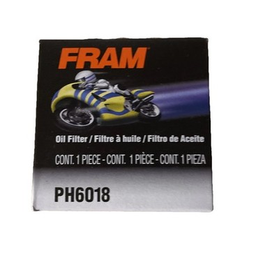 Fram Motorcycle Oil Filter PH6018 Extraguard NEW Replacement