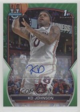 2022-23 Bowman U Chrome Prospect Green Refractor 81/99 KD Johnson #29 Auto 0o5t