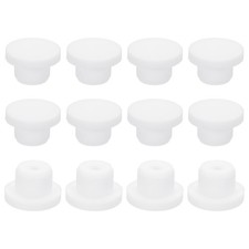 35 Pcs 15mm Silicone Hole Plug White High Temp t Type Rubber Stoppers