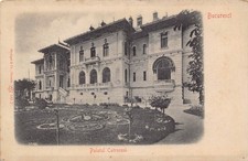 Palatul Cotroceni Palace Hall Bucharest Romania 1905c postcard