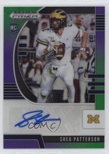 2020 Prizm Draft Picks Rookies Purple & Green /199 Shea Patterson #138 Auto 0jd0