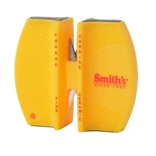 Smith 2-Step Pocket Sharpener with Preset Course and Fine Slots - Yellow  SMCCKS