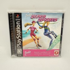 Barbie Super Sports (Sony PlayStation 1, 2000) PS1 W/Manual & Reg Card