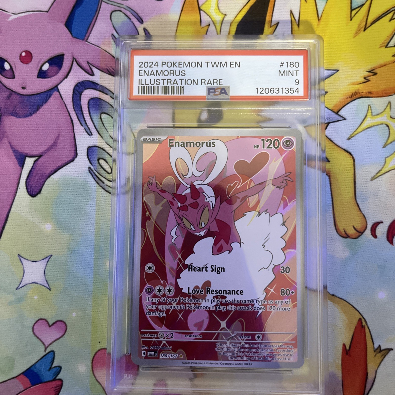 2024 Pokemon SV Twilight Masquerade TWM EN Enamorus #180/167 PSA 9