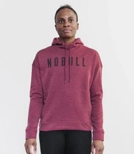 Sudadera con capucha para mujer NOBULL XS borgoña nueva con etiquetas. Nunca usado