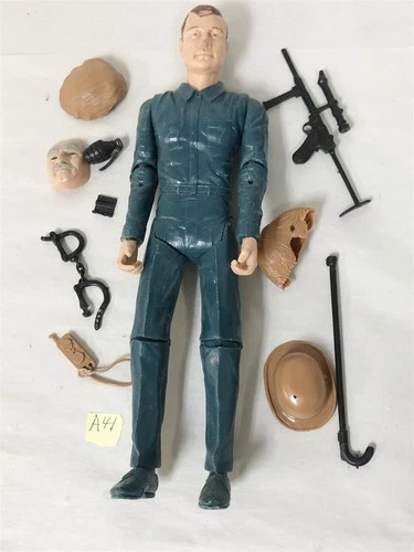 1960s MARX MIKE HAZZARD SPY AGENT WITH ACCESSORIES LOT #41