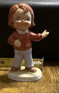 Vintage Campbell Kid Collection Historical 1980s "Souper Kid" Figurine No Chips
