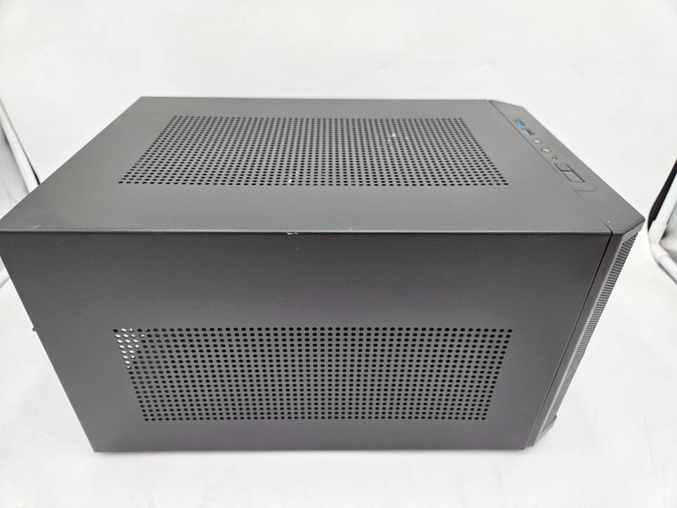 Fractal Design Core 500 Mini-ITX Small Form Factor SFF Aluminium PC Case Black - Image 3 of 4