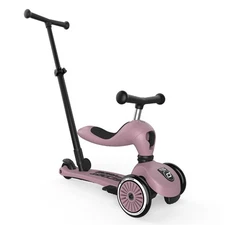 Scoot & Ride 2-in-1 Kids Scooter w/ Push Bar, Highwaykick 1 Push & Go (Open Box)