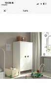 IKEA Busunge Kids' Wardrobe White + IKEA Stuva cupboard 
