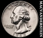 1963-D Washington Quarter- Silver- Choice Gem Brilliant Unc Luster #J2485