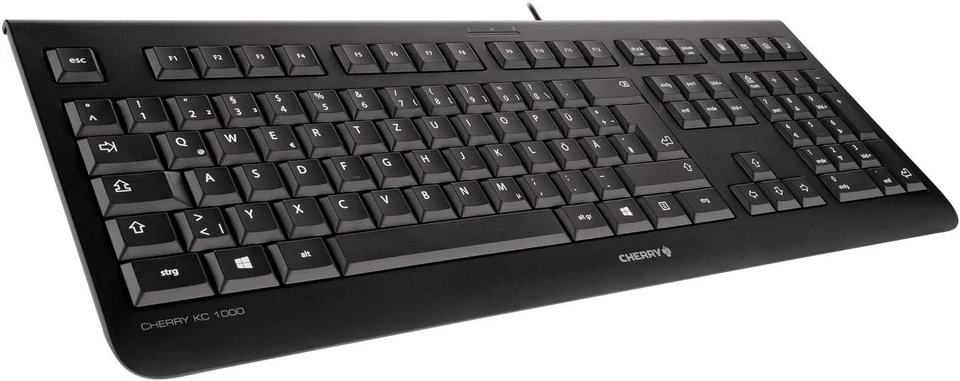 CHERRY KC 1000, Wired Keyboard, Swiss Layout (QWERTZ), Plug & Play via USB Port, - Image 4 of 4