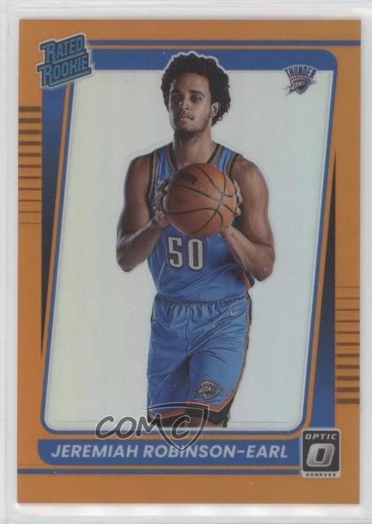 2021 Donruss Optic Rated Rookie Orange Prizm 178/199 Jeremiah Robinson-Earl #170