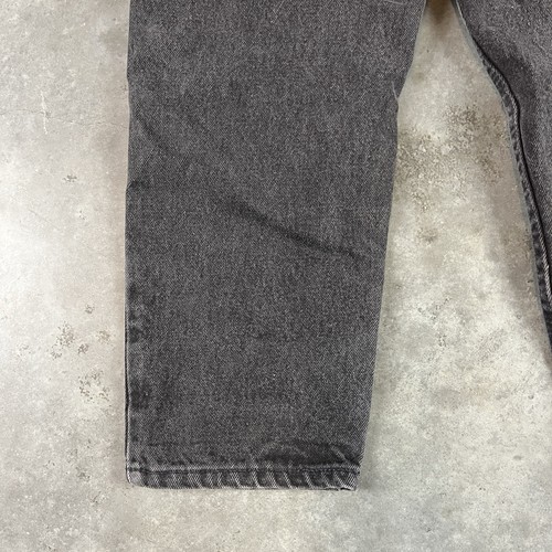 Levi’s 550 Jeans Youth 27x23 Black Husky Fit Orange Tab USA Preowned - Picture 8 of 22
