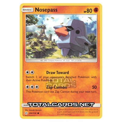 Pokemon - Sonne & Mond - Kosmische Finsternis - Nosepass - 106/236
