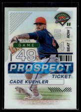 Cade Kuehler 2024 Panini Prospect Edition Silver Prizm Card #152