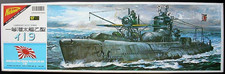 Nichimo 1/200 I-19 Submarine Motorized #U-2006 1971 Bausatz Imperial Japanese Navy
