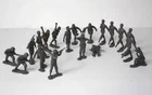Vintage 1963 Marx 2.5" WW II German Soldiers Lot of  20  Ex. Cond.