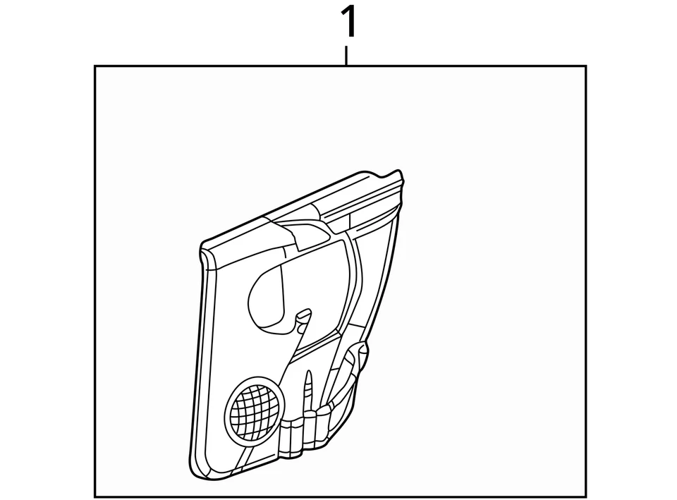 适合 2004 - 2005 年 PONTIAC AZTEK 面板 10342586 - 全新原始设备制造商 10342586 — 第 3/3 张图片