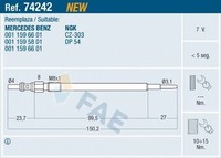 FAE GlüHkerze 74242 FüR MERCEDES-BENZ